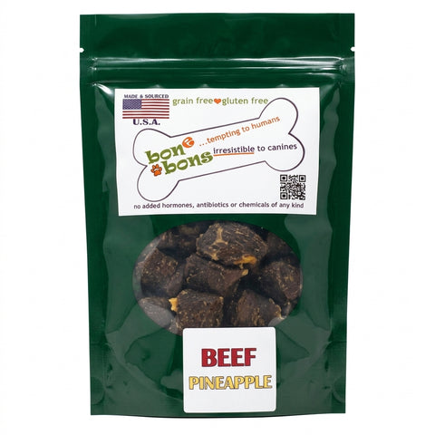 bone bons beef pineapple dog treats 