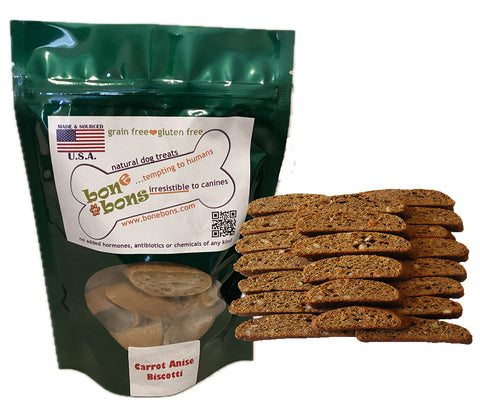 Carrot Anise Biscotti Dog Biscuits