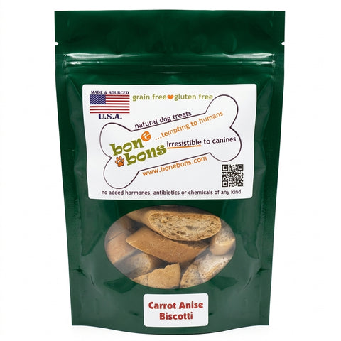 Bone Bons Carrot Anise Biscotti Dog Treats