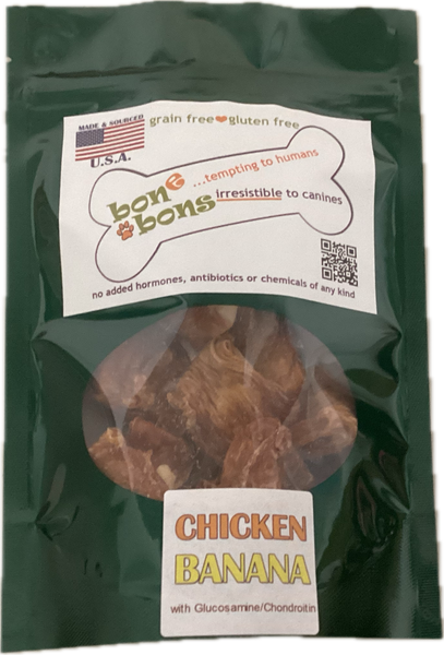 WS Chicken Wrapped Banana Bites with Glucosamine