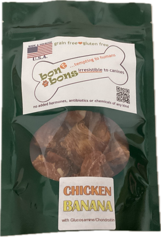 WS Chicken Wrapped Banana Bites with Glucosamine