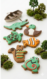 Animal Friends Collection - Hand-Decorated Organic Gourmet Dog Cookies – Grain-Free