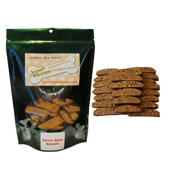 Carrot Anise Biscotti Dog Biscuits