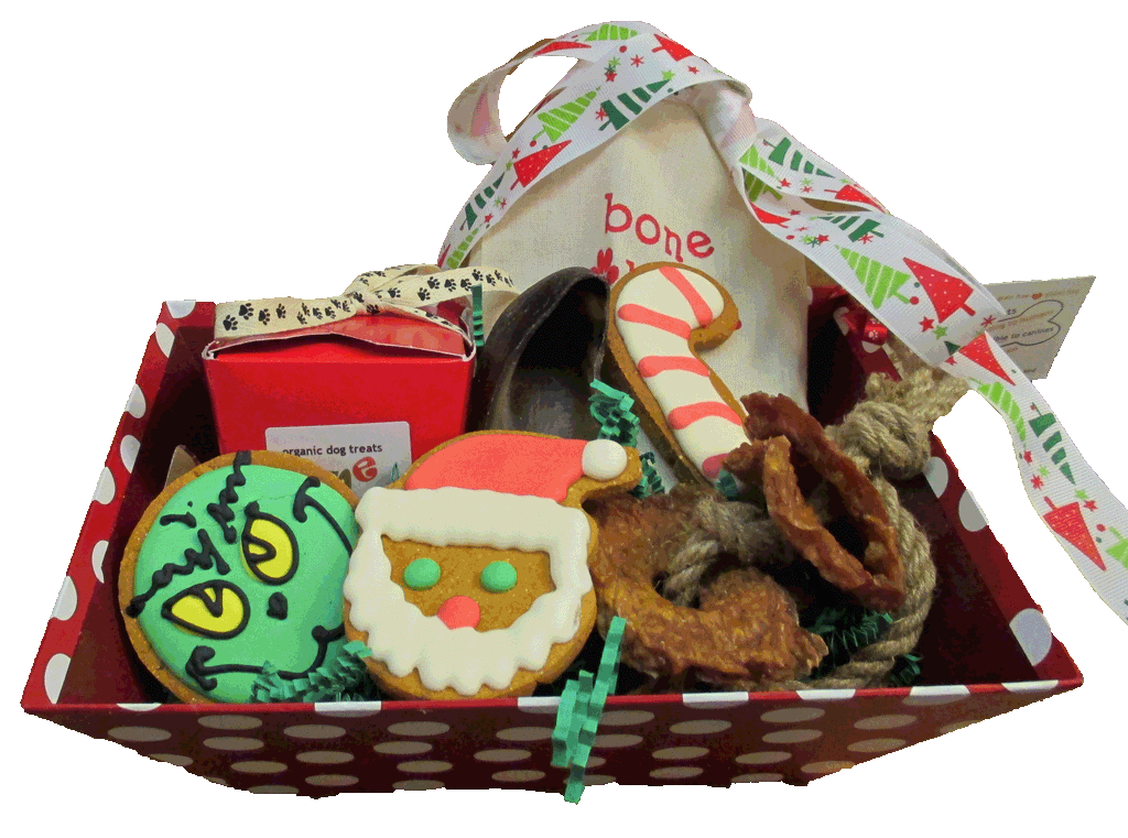 Holiday Gift Basket Bone Bons